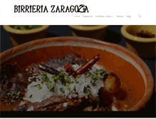Tablet Screenshot of birrieriazaragoza.com